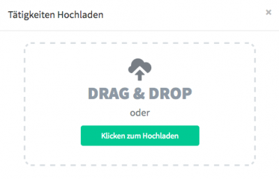 Das Upload Feld